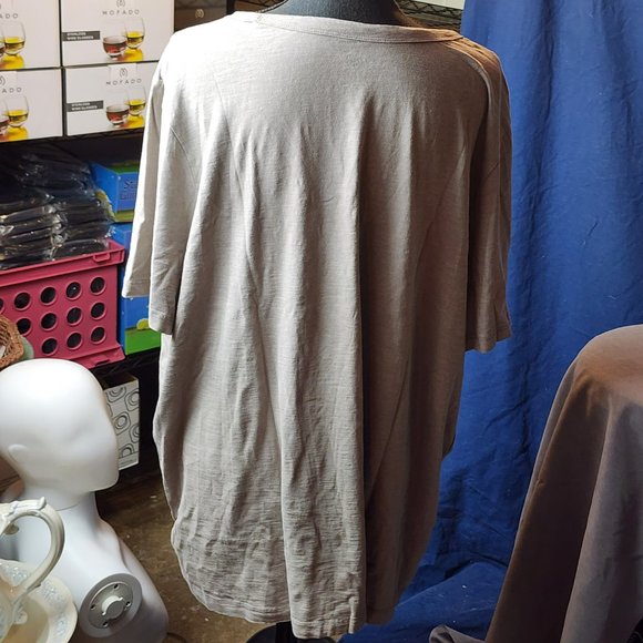 Universal Thread Goods Co. Galvanized Gray Fitted V Neck Short Sleeve TShirt 3XL - Picture 11 of 15